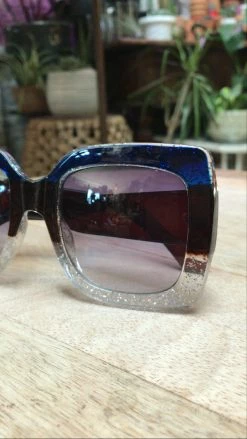 Feng Sway Elton John Glitter Sunnies SUNGLASSES