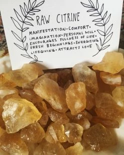 Feng Sway Raw Citrine Crystal