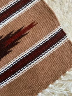 Vintage Earth Tone Table Rug ALL HOME DECOR + ODDITIES