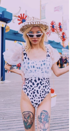 Vintage TOPS White Organza Peasant Top