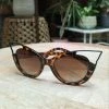 Feng Sway SUNGLASSES Futuristic Cat Eye Tortoise Sunnies