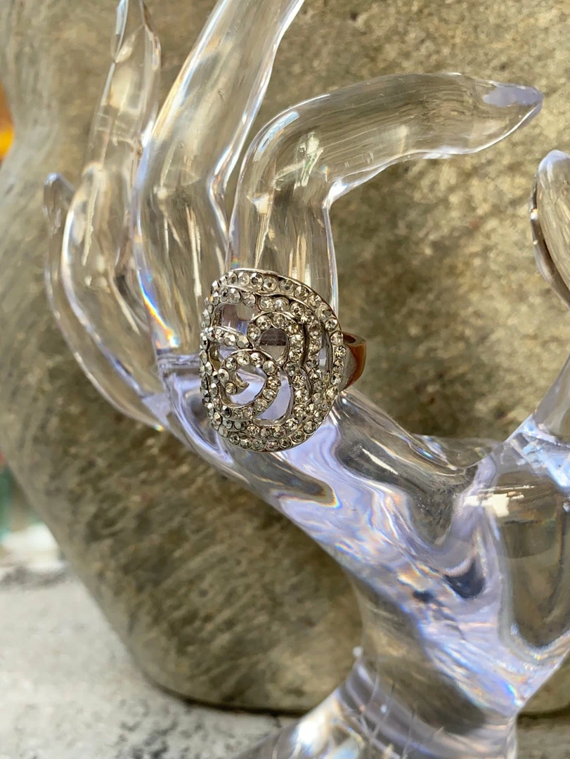 THE JOY HERITAGE COLLECTION Swirled Silver Tone With Pyrite Ring ~ Joy Heritage Collection 3 THE JOY HERITAGE COLLECTION Swirled Silver Tone With Pyrite Ring ~ Joy Heritage Collection