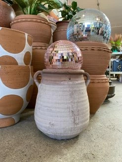 Feng Sway Exclusive Washed Terra Cotta Urns ~ Two Sizes 8-9