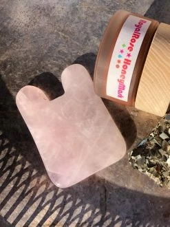 Feng Sway Jade Stone Guasha Face Crystal FUN