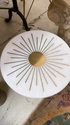 Feng Sway Exclusive Marble Inlay Cocktail Table