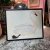 Feng Sway Exclusive Framed Swan Wall Hanging