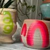 FENG SWAY GIFTS Rainbow Terra Cotta Pot