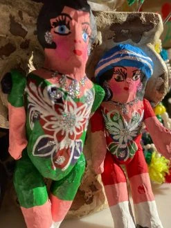 Vintage FUN Lolita Paper Mache Doll