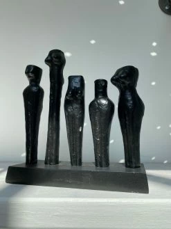 Antique Minimal Body Vessel BUD VASES