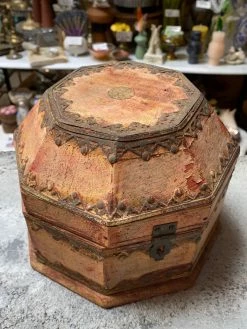 Feng Sway Pink Moroccan Wood Box ALL HOME DECOR + ODDITIES
