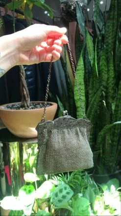 Vintage Turn Of The Century Tiny Chainmail Purse