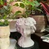 Feng Sway Exclusive Olive Wreath Goddess Head Planter FUN