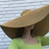 Feng Sway Exclusive HATS Oversized Collapsible Woven Sun Hat
