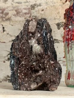 Feng Sway Black Tourmaline With Ruby Mica