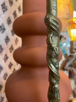 Vintage ALL HOME DECOR + ODDITIES Brass Dragon Candle Holder