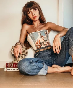 FENG SWAY Distressed Ionic Column Plant Pedestal ALL GARDEN