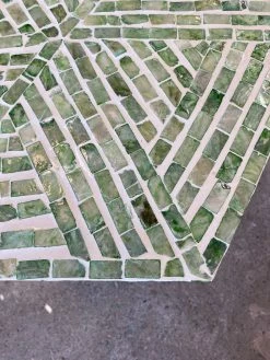 Feng Sway Exclusive Green Capiz Inlay Table