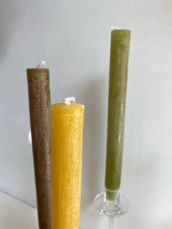 Feng Sway Powdered Taper Candles ~ 5 Colors