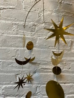 Feng Sway Exclusive ALL HOME DECOR + ODDITIES Brass Starry Night Mobile