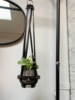 Feng Sway ALL POTTERY Spiky Black + Nickel Vegan Patent Harness By PURITAN CANDY 7 Feng Sway ALL POTTERY Spiky Black + Nickel Vegan Patent Harness By PURITAN CANDY