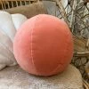 Feng Sway Pink Velour 3D Ball Pillow
