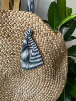 Vintage 70s Woven Circle Market Bag BAGS + WALLETS