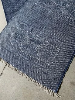 Vintage Indigo Denim Area Rug ALL HOME DECOR + ODDITIES