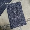 Vintage Indigo Denim Rug ~ 3 X 2