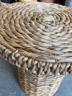 Feng Sway Hyacinth Woven Side Table