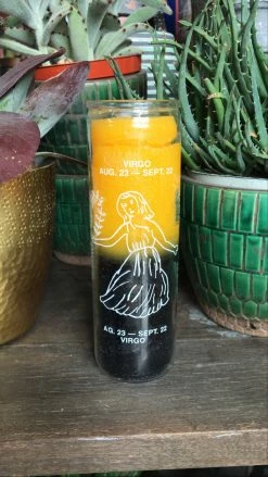 Crusader Virgo Astrology Ritual Candle