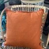Feng Sway Exclusive Rust Linen Blend Pillow ALL HOME DECOR + ODDITIES