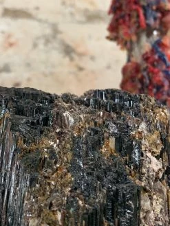 Feng Sway Black Tourmaline With Ruby Mica