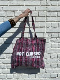 Feng Sway CURSED/NOT CURSED Dyed Textile Tote
