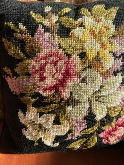 FENG SWAY Victorian Floral Brocade Pillow