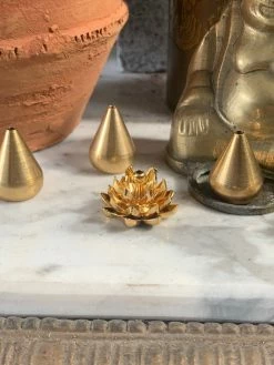 Vintage Brass Teardrop Incense Holder ALL RITUAL