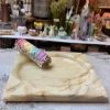 Vintage Marble Ashtray Lemon Calcite