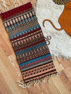 Vintage ALL HOME DECOR + ODDITIES Handwoven Southwestern Table Rug