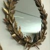 Antique Golden Laurel Wreath Mirror