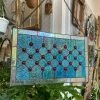 Feng Sway Iridescent MCM Stained Glass Window ALL HOME DECOR + ODDITIES