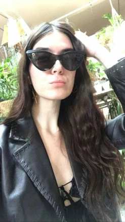 Feng Sway SUNGLASSES Health Goth Cat Eye Sunnies