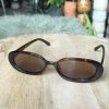 Feng Sway Sleek Oval Tortoise Sunnies SUNGLASSES