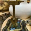 Vintage ALL RITUAL Antique Cobra Brass Candle Holder