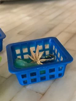 Vintage Miniature Laundry Basket ALTAR TOYS