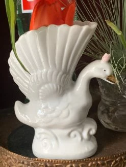 Vintage BUD VASES 1940s Nippon Goose Vase
