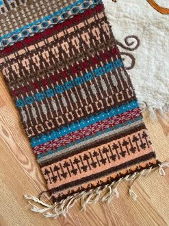 Vintage ALL HOME DECOR + ODDITIES Handwoven Southwestern Table Rug 13 Vintage ALL HOME DECOR + ODDITIES Handwoven Southwestern Table Rug