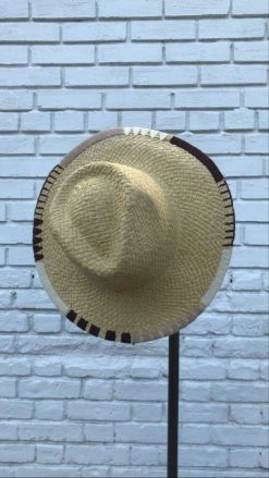 Feng Sway Exclusive HATS Woven Sun Hat With Natural Brim