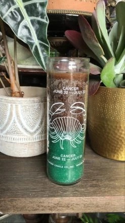 Crusader Cancer Astrology Ritual Candle FUN