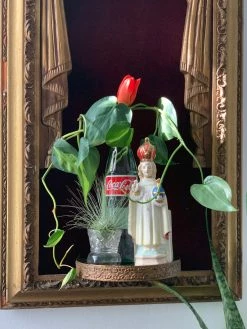 Vintage 40s Saint Vase And Planter