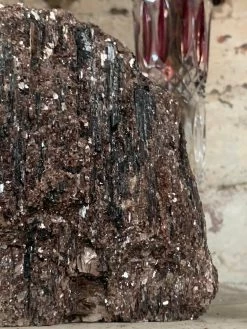 Feng Sway Black Tourmaline With Ruby Mica