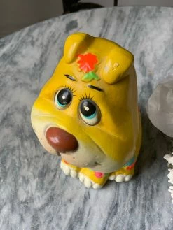 Feng Sway Puppy Chalkware Bank ALTAR TOYS